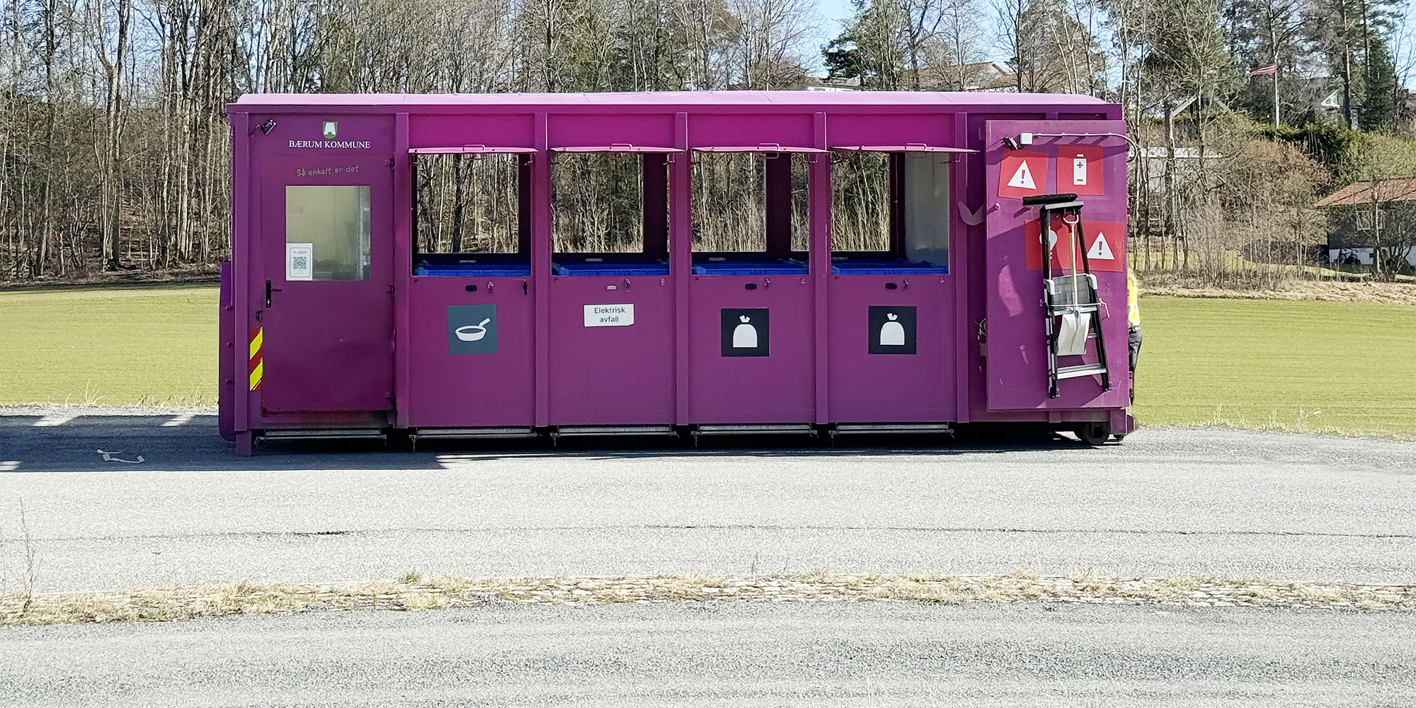 Artikkelbilde til artikkelen ISI på hjul - mobilt mottak for avfall